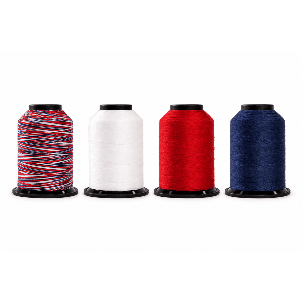 Finesse Classic Quilting Thread Bundle - Patriotic - 4 x 1100 Yards - photo 2 of 2 - The Fabric Hut