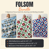 Folsom Bundle - Wild Reflections, Peppermint Poinsettias and Because of the Brave quilts - photo 1 of 19 - The Fabric Hut