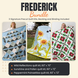 Frederick Bundle - Wild Reflections, Sunshine and Pollen and Peppermint Poinsettias quilts - photo 1 of 19 - The Fabric Hut