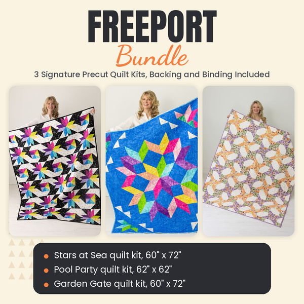Freeport Bundle - Stars at Sea, Pool Party and Garden Gate quilts - photo 1 of 19 - The Fabric Hut