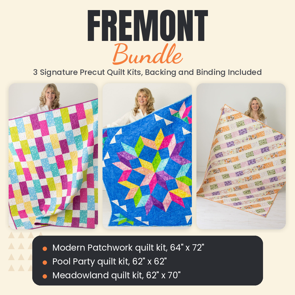 Fremont Bundle - Modern Patchwork, Pool Party and Meadowland quilts - photo 1 of 19 - The Fabric Hut