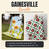 Gainesville Bundle - Sunshine and Pollen and Peppermint Poinsettias quilts - photo 1 of 13 - The Fabric Hut