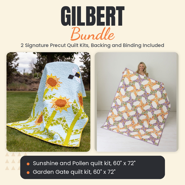 Gilbert Bundle - Sunshine and Pollen and Garden Gate quilts - photo 1 of 13 - The Fabric Hut