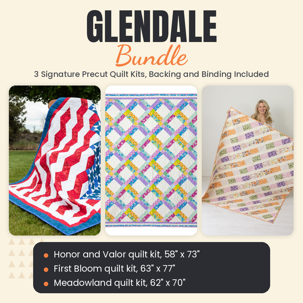 Glendale Bundle - Honor and Valor, First Bloom and Meadowland quilts - photo 1 of 19 - The Fabric Hut