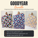 Goodyear Bundle - Stars at Sea, Because of the Brave and Garden Gate quilts - photo 1 of 19 - The Fabric Hut