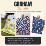 Graham Bundle - Sunshine and Pollen, Because of the Brave and Heartland Home quilts - photo 1 of 18 - The Fabric Hut