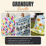 Granbury Bundle - Modern Patchwork, Wild Reflections and Sunshine and Pollen quilts - photo 1 of 19 - The Fabric Hut