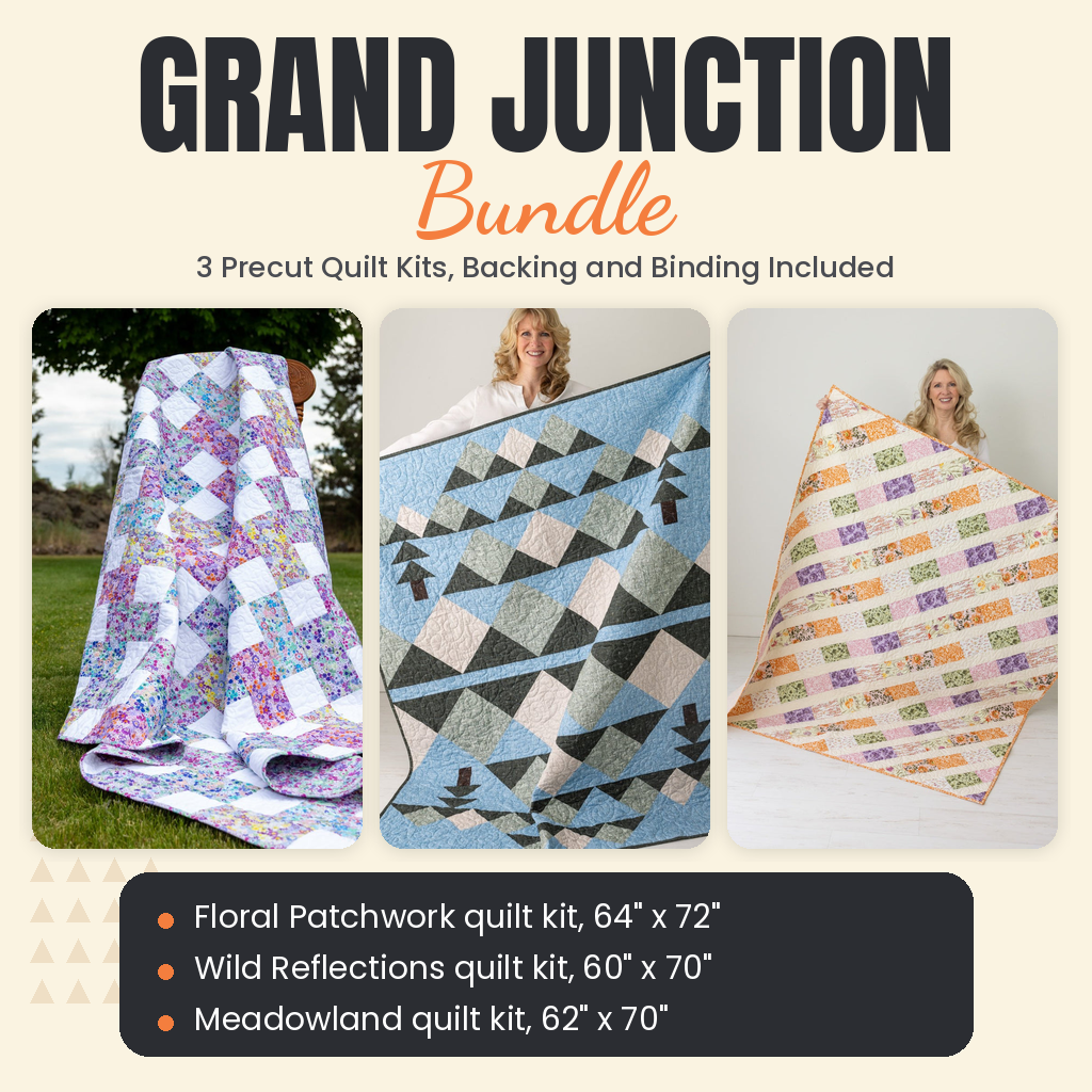 Grand Junction Bundle - Floral Patchwork, Wild Reflections and Meadowland quilts - photo 1 of 19 - The Fabric Hut