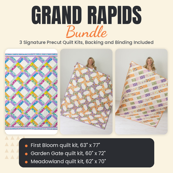Grand Rapids Bundle - First Bloom, Garden Gate and Meadowland quilts - photo 1 of 19 - The Fabric Hut