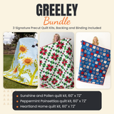 Greeley Bundle - Sunshine and Pollen, Peppermint Poinsettias and Heartland Home quilts - photo 1 of 18 - The Fabric Hut