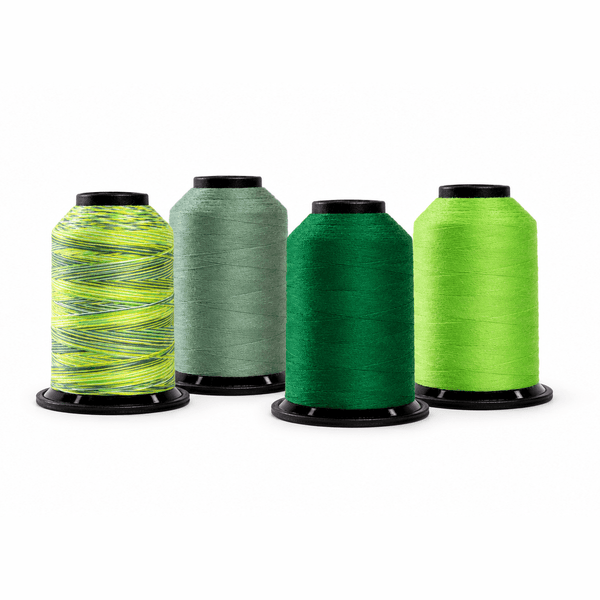 Finesse Classic Quilting Thread Bundle - Green Garden - 4 x 1100 Yards - photo 1 of 2 - The Fabric Hut