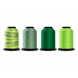 Finesse Classic Quilting Thread Bundle - Green Garden - 4 x 1100 Yards - photo 2 of 2 - The Fabric Hut