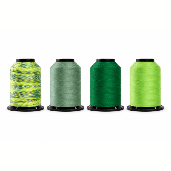Finesse Classic Quilting Thread Bundle - Green Garden - 4 x 1100 Yards - photo 2 of 2 - The Fabric Hut
