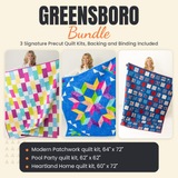 Greensboro Bundle - Modern Patchwork, Pool Party and Heartland Home quilts - photo 1 of 18 - The Fabric Hut