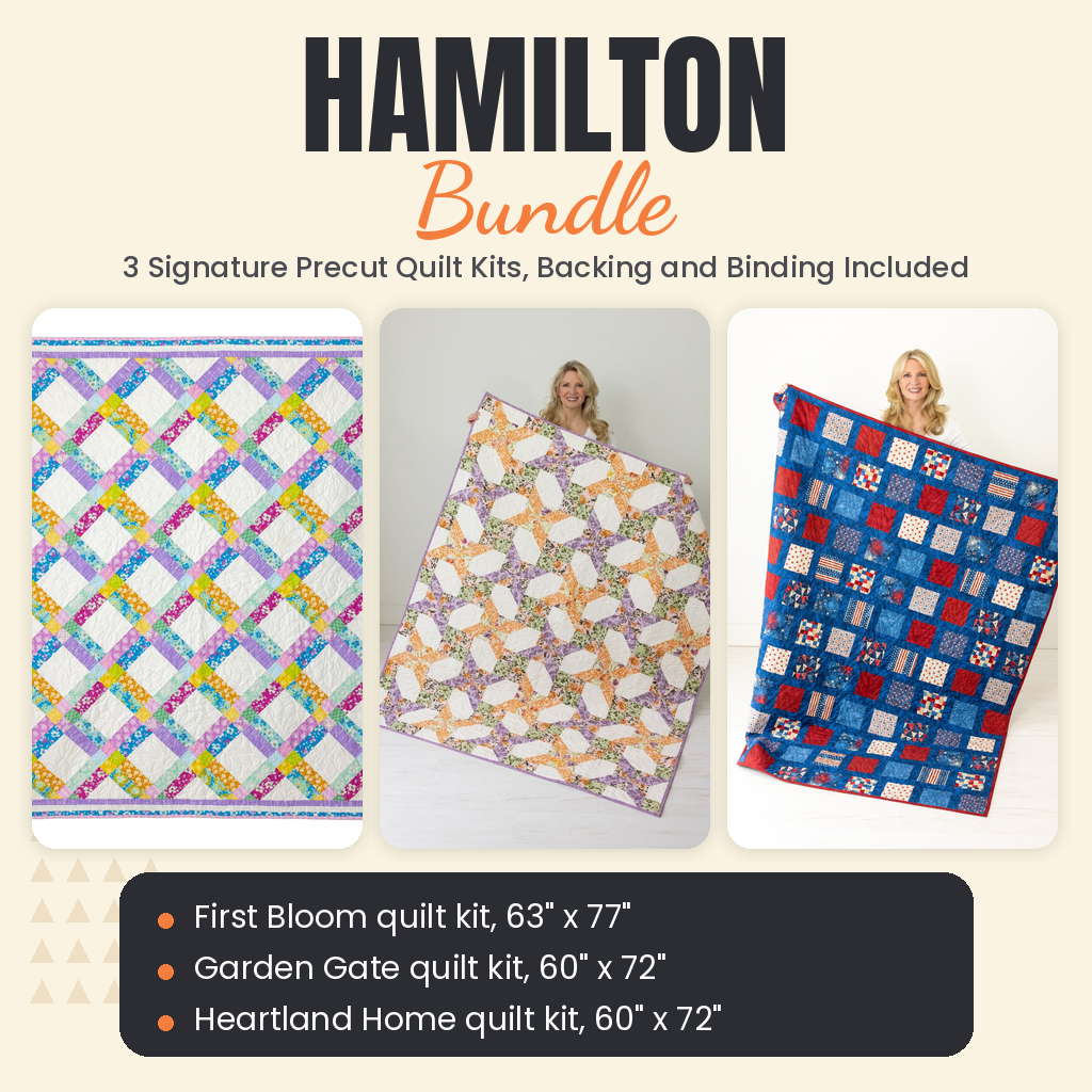 Hamilton Bundle - First Bloom, Garden Gate and Heartland Home quilts - photo 1 of 18 - The Fabric Hut