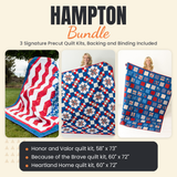 Hampton Bundle - Honor and Valor, Because of the Brave and Heartland Home quilts - photo 1 of 18 - The Fabric Hut