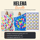 Helena Bundle - Modern Patchwork, Pool Party and First Bloom quilts - photo 1 of 19 - The Fabric Hut
