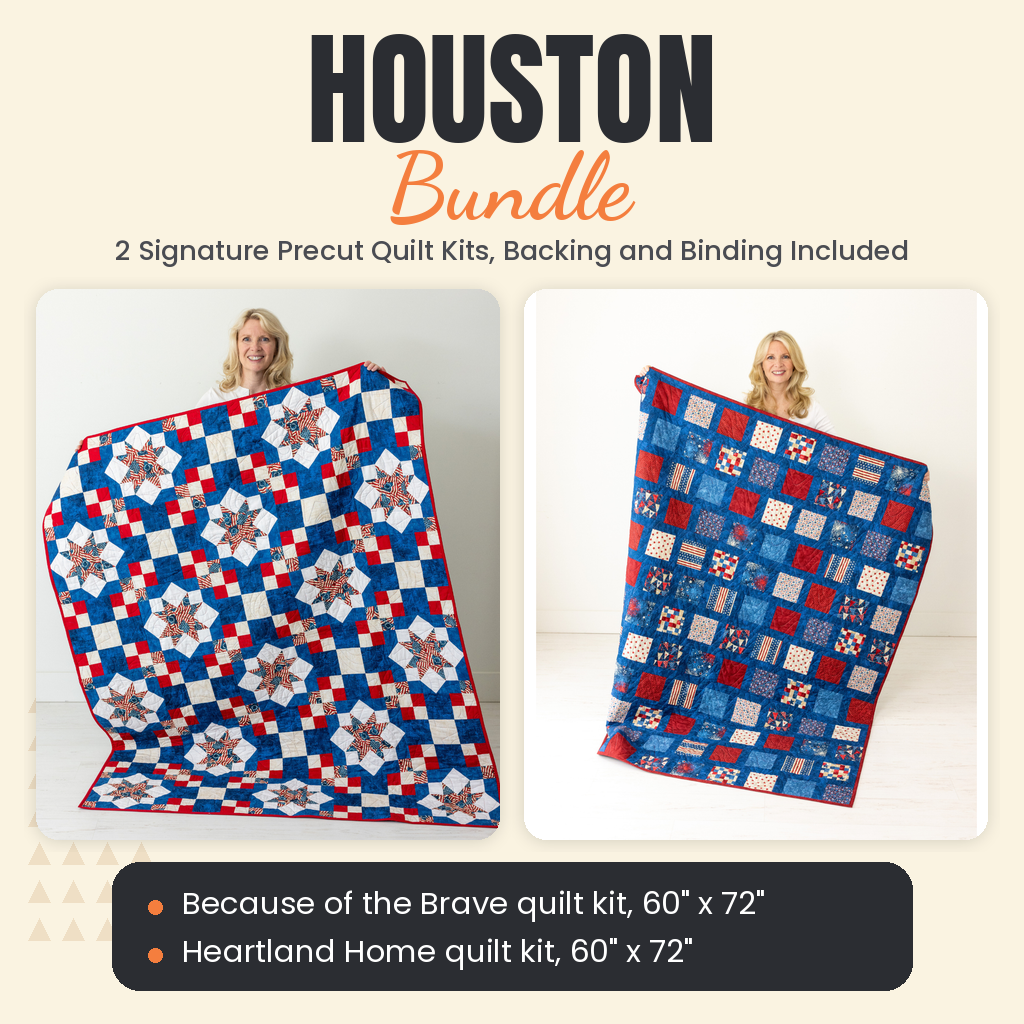 Houston Bundle - Because of the Brave and Heartland Home quilts - photo 1 of 12 - The Fabric Hut
