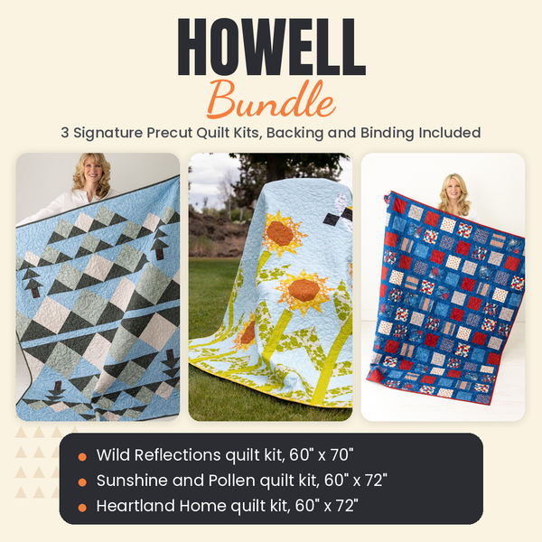 Howell Bundle - Wild Reflections, Sunshine and Pollen and Heartland Home quilts - photo 1 of 18 - The Fabric Hut