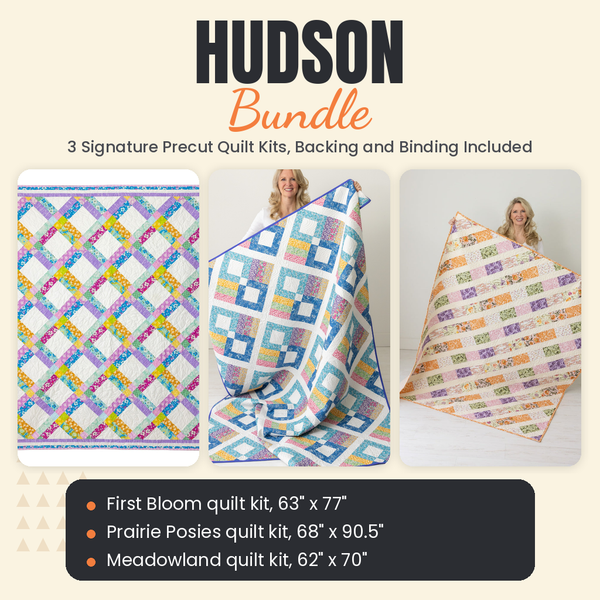 Hudson Bundle - First Bloom, Prairie Posies and Meadowland quilts - photo 1 of 19 - The Fabric Hut