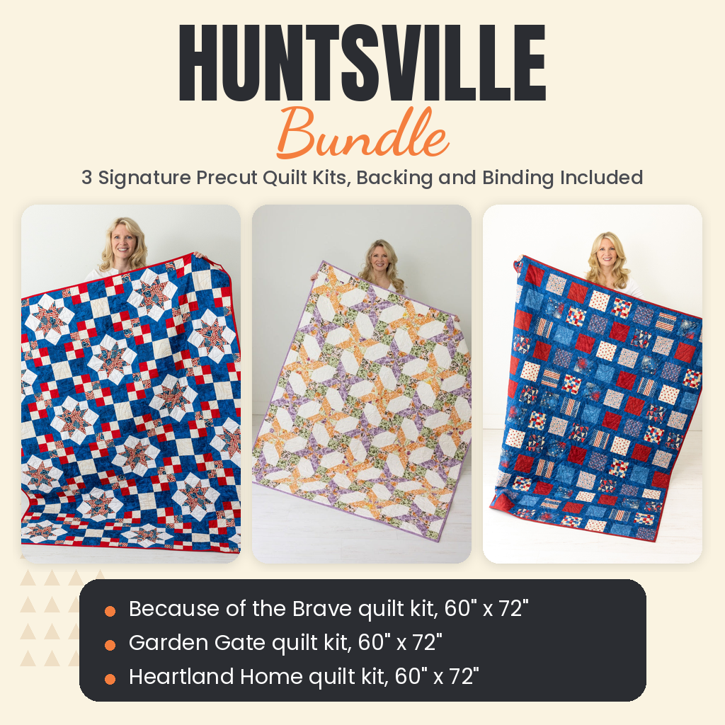 Huntsville Bundle - Because of the Brave, Garden Gate and Heartland Home quilts - photo 1 of 18 - The Fabric Hut