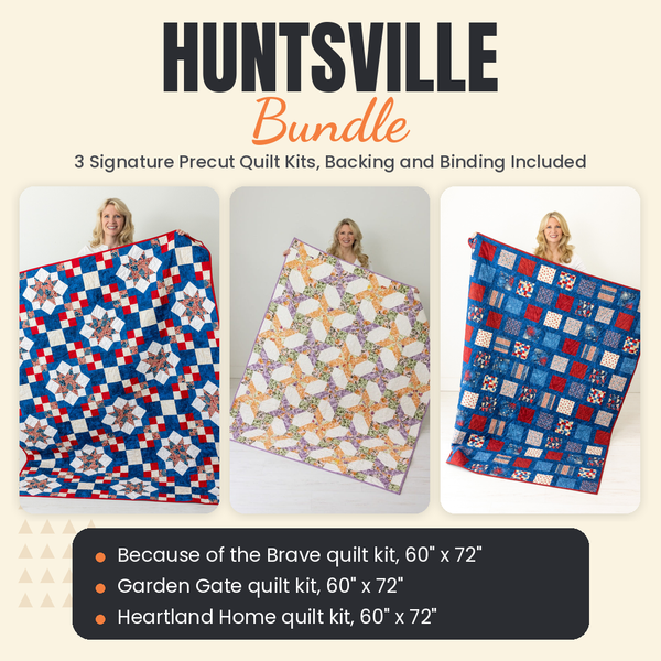 Huntsville Bundle - Because of the Brave, Garden Gate and Heartland Home quilts - photo 1 of 18 - The Fabric Hut