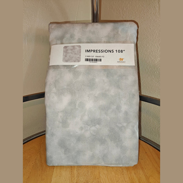 Northcott Impressions 108" Wide Backing 3 Yard Cut, Gray