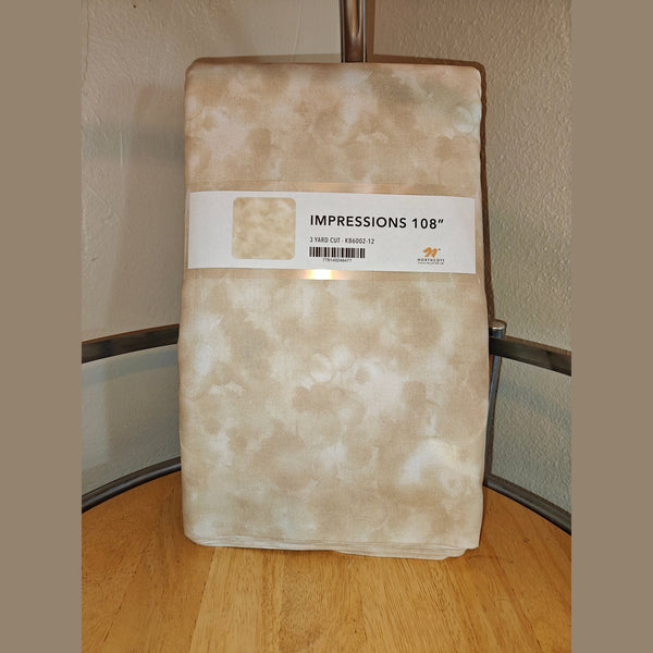Northcott Impressions 108" Wide Backing 3 Yard Cut, Tan