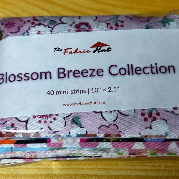 40-Piece Cotton 2.5'' x 10'' Mini Strips - Blossom Breeze Collection