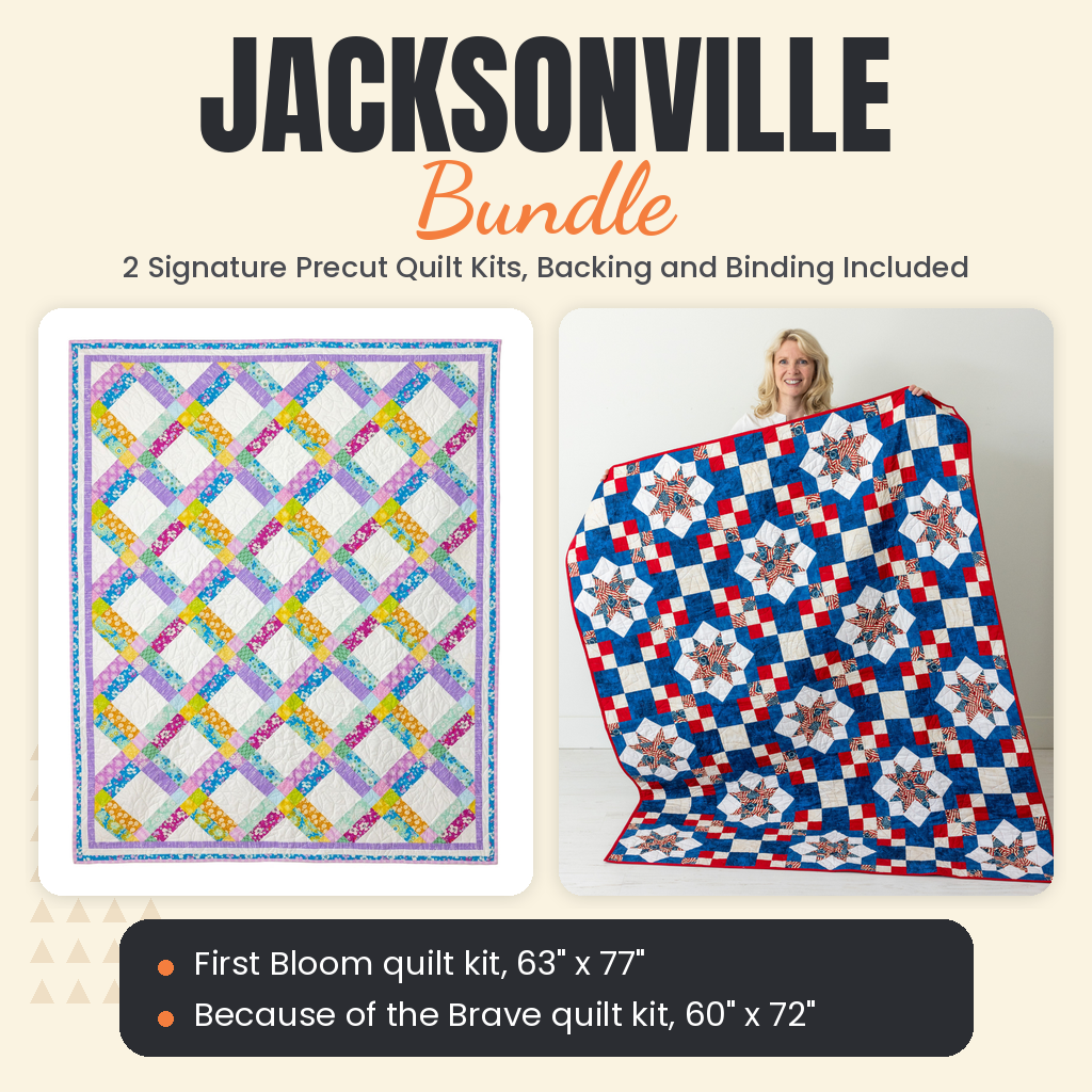 Jacksonville Bundle - First Bloom and Because of the Brave quilts - photo 1 of 13 - The Fabric Hut