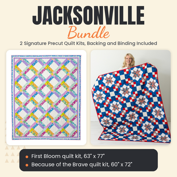 Jacksonville Bundle - First Bloom and Because of the Brave quilts - photo 1 of 13 - The Fabric Hut