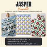 Jasper Bundle - Wild Reflections, First Bloom and Peppermint Poinsettias quilts - photo 1 of 19 - The Fabric Hut