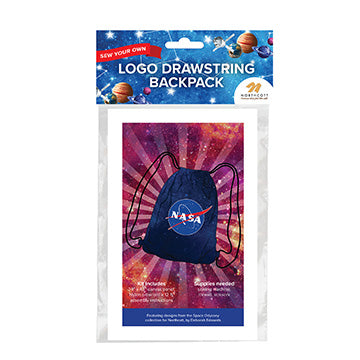 NASA Logo DIY Drawstring Bag Panel Project Kit