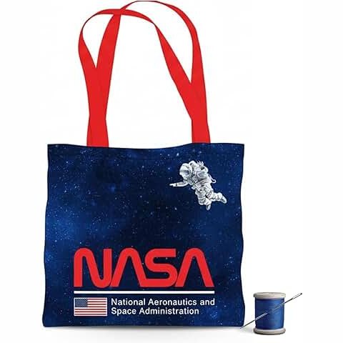 NASA Logo DIY Canvas Tote Bag Sewing Kit  - 24" x 43" Panel