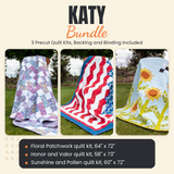 Katy Bundle - Floral Patchwork, Honor and Valor and Sunshine and Pollen quilts - photo 1 of 19 - The Fabric Hut