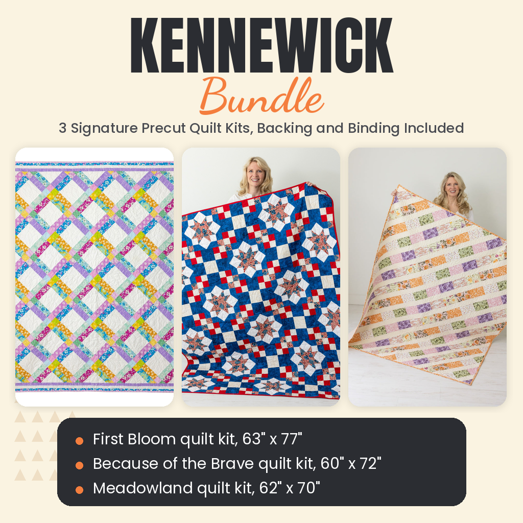 Kennewick Bundle - First Bloom, Because of the Brave and Meadowland quilts - photo 1 of 19 - The Fabric Hut