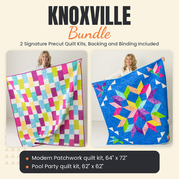 Knoxville Bundle - Modern Patchwork and Pool Party quilts - photo 1 of 13 - The Fabric Hut