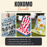 Kokomo Bundle - Wild Reflections, Honor and Valor and Sunshine and Pollen quilts - photo 1 of 19 - The Fabric Hut