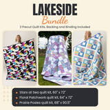 Lakeside Bundle - Stars at Sea, Floral Patchwork and Prairie Posies quilts - photo 1 of 19 - The Fabric Hut