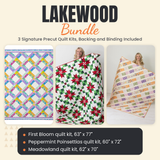 Lakewood Bundle - First Bloom, Peppermint Poinsettias and Meadowland quilts - photo 1 of 19 - The Fabric Hut