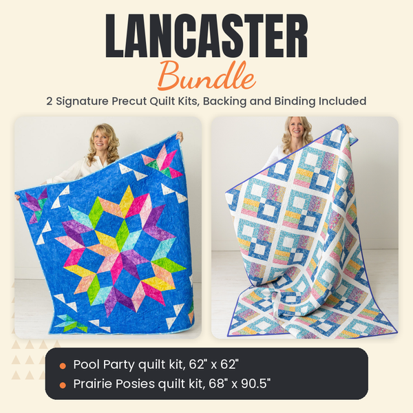 Lancaster Bundle - Pool Party and Prairie Posies quilts - photo 1 of 13 - The Fabric Hut