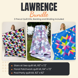Lawrence Bundle - Stars at Sea, Floral Patchwork and Pool Party quilts - photo 1 of 19 - The Fabric Hut