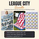 League City Bundle - Wild Reflections, Honor and Valor and First Bloom quilts - photo 1 of 19 - The Fabric Hut
