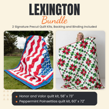 Lexington Bundle - Honor and Valor and Peppermint Poinsettias quilts - photo 1 of 13 - The Fabric Hut