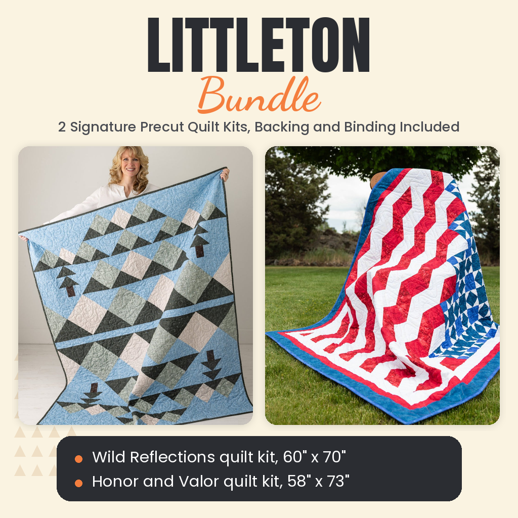 Littleton Bundle - Wild Reflections and Honor and Valor quilts - photo 1 of 13 - The Fabric Hut