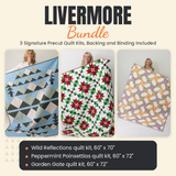 Livermore Bundle - Wild Reflections, Peppermint Poinsettias and Garden Gate quilts - photo 1 of 19 - The Fabric Hut