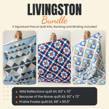 Livingston Bundle - Wild Reflections, Because of the Brave and Prairie Posies quilts - photo 1 of 19 - The Fabric Hut