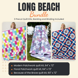 Long Beach Bundle - Modern Patchwork, Floral Patchwork and Because of the Brave quilts - photo 1 of 19 - The Fabric Hut