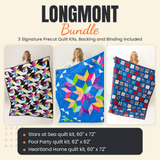 Longmont Bundle - Stars at Sea, Pool Party and Heartland Home quilts - photo 1 of 18 - The Fabric Hut