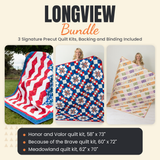Longview Bundle - Honor and Valor, Because of the Brave and Meadowland quilts - photo 1 of 19 - The Fabric Hut